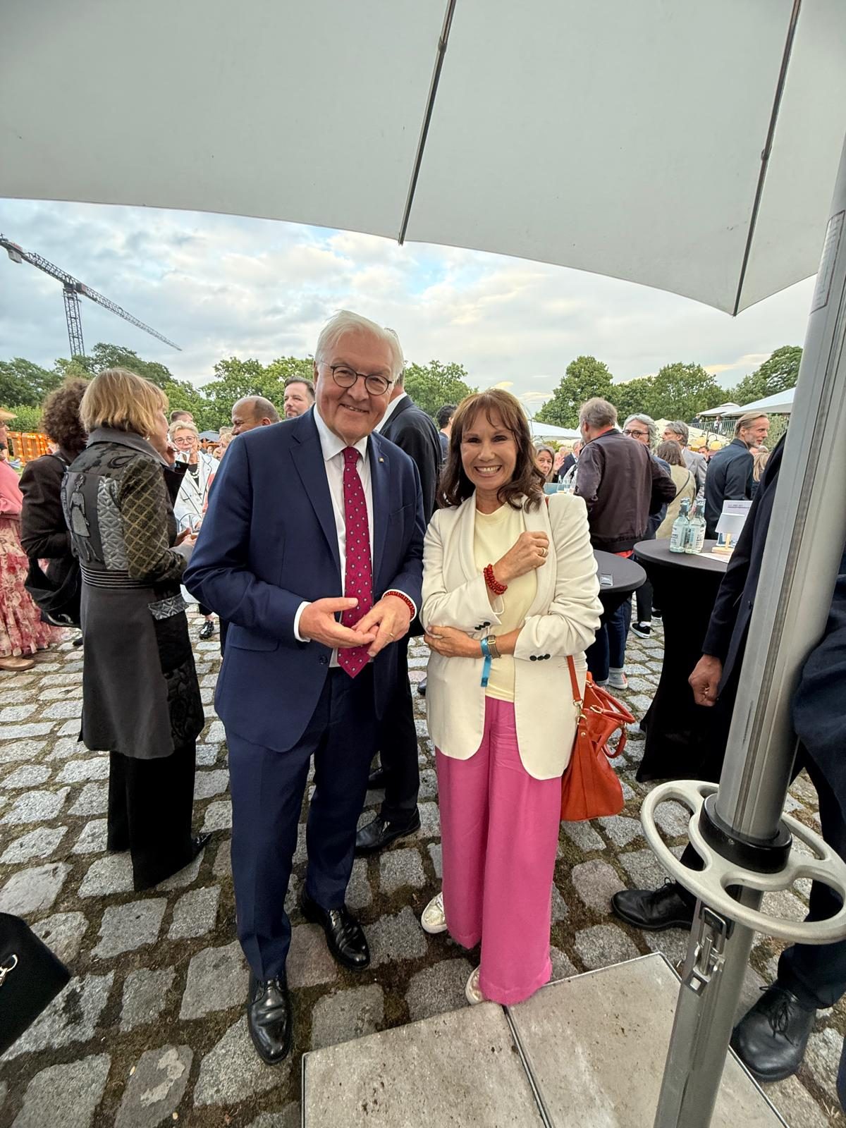Verena Kahler mit Bundespräsident Steinmeier